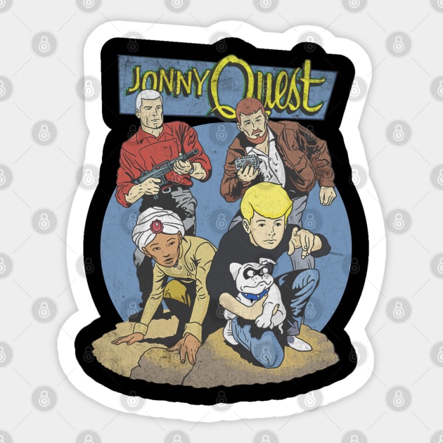 Jonny Quest Retro Sticker by Nashida Said